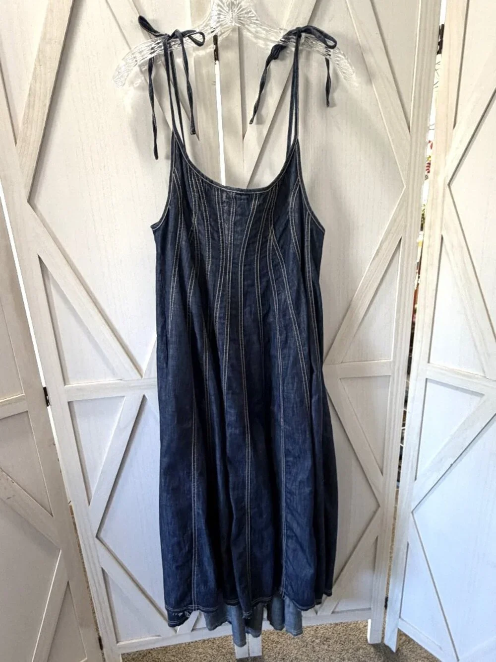 Free People Denim Dreams Midi Dress